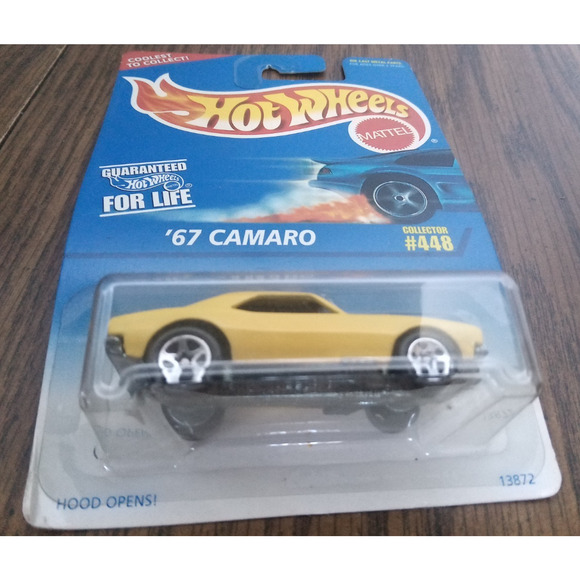 Hot Wheels #448 '67 Camaro (1995 Mattel) - Picture 1 of 3